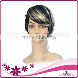 No Shedding Synthetic Wigs for White Women,Blonde High Light Hair Wigs Synthetic Quality Choice thumbnail-1