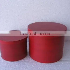 Round Pressed Bamboo Box thumbnail-1