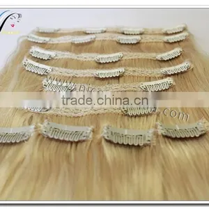 Human Hair Extensions Clip in Hair Extensions for White Women Remy Clip in Hair Extension 220 Grams thumbnail-1