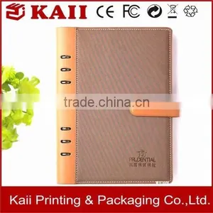 Strict Quality Control PU Leather Notebook With Metal Rings Factory in China thumbnail-1