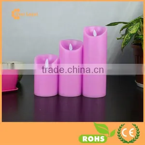 Set of 3 Flameless LED Candle With Moving Flame Wick thumbnail-4