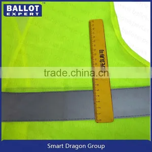 Factory Wholesale Mesh Polyester Fluorescent Fabrics High Reflective Jacket thumbnail-4
