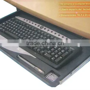 Adjustable Computer Desktop Keyboard Stand thumbnail-1