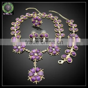 Gold 18k Jewelry Set,elegant Costume Jewelry Set,young Fashion Jewelry thumbnail-1
