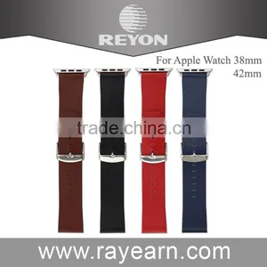 New Genuine Leather Watch Band Strap Band Daptor With High Quality for Apple Watch thumbnail-2