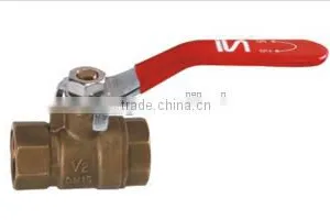 Double Female Brass Ball Valve thumbnail-1