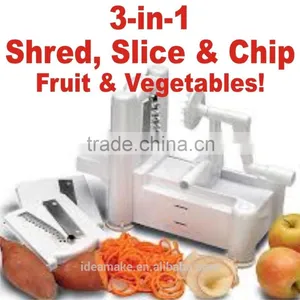 Spiral Slicer As Seen On tv New 2015 Spirooli Vegetable Slicer thumbnail-1