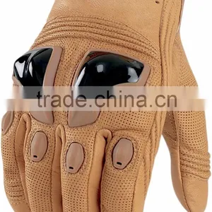 Eyes Styled Leather Made Motorcycle Motorbike Gloves thumbnail-1