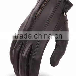 Art of Stitching Ladies Leather Made Motorcycle Motorbike Gloves thumbnail-1
