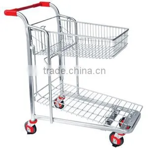 China Manufacturer Flat Warehouse Trolley thumbnail-6