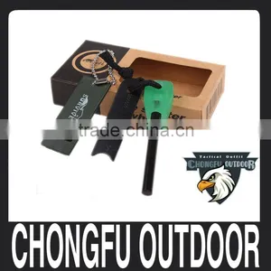 Camping Survival Magnesium Flint Stone Fire Starter With Whistle Lighter Kit Quality Choice thumbnail-1