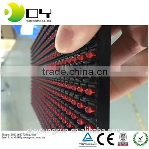 Single Color Red Led Module P10 Advertising Signboard Screen Module Led Display Module Led Open Sign Led Panel Display 320*160mm thumbnail-2