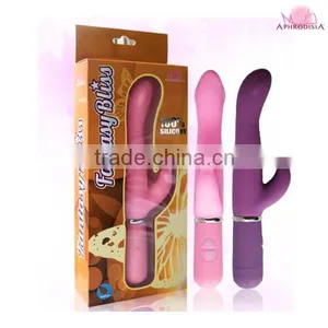 10 Function Silicone Purple g Spot Rabbit Vibrator for Women thumbnail-1