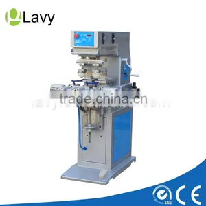 Two Colors Pneumatic Pad Printer With Conveyor thumbnail-1