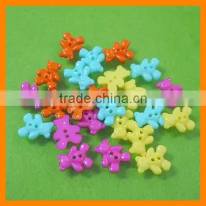 Bear Shape Various Colors Plastic Button thumbnail-1