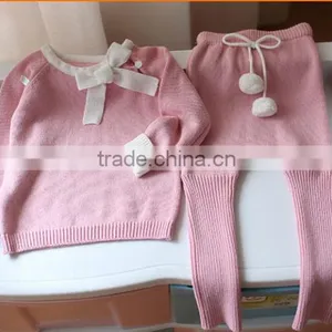 Baby 2 Pieces Romper Playsuit Twinset Sweater Newborn Baby Sweaters thumbnail-3