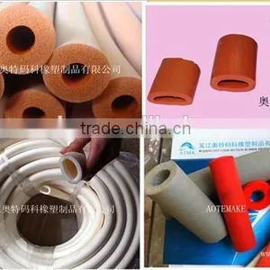 Silicone Sponge Tube Seal Round Silicone Foam/high-tempature-resist/The Silica Gel Pipe Insulation thumbnail-1