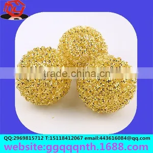 Golden Metal Craft Circular Knitting Spring Wire Dull Polish Ball thumbnail-1