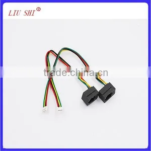 RJ11 6P4C Female Modular Plug to 4pin Wire Harness, Telephone Cable thumbnail-4