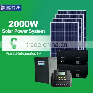 2000W off Grid Solar Panel System,stand Alone Solar Power Generator With Manufacturer Price thumbnail-1