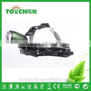 CRE E XM-L T6 LED Rechargeable Headlamp Headlight 2000LM With Car/AC Charger LED Rechargeable Adjustable Headlamp Headlight thumbnail-1