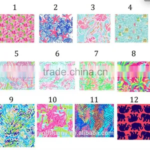 Monogrammed Sticker,Personalized Initials,Lilly Pulitzer Inspired Vine Monogram Sticker, Laptop Sticker, Phone Sticker thumbnail-4