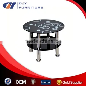 Round Glass Coffee Table for Sale thumbnail-1