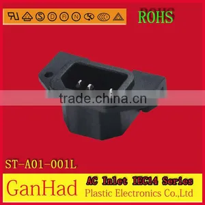 3 Pin AC Inlet IEC14 Power Socket thumbnail-1