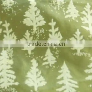 Polyester Flocked Taffeta/Flocked Curtain Fabric/Flock Fabric thumbnail-1