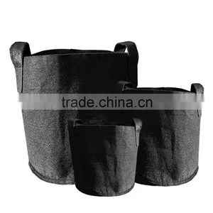 Wholesale Hydroponics 1,2,3,5,10,15,20,25 Gallon Large Fabric Grow Bag/pots With Side Holes thumbnail-3