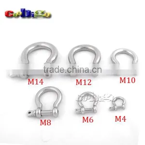 Stainless Steel U Anchor Bow Shackle For Paracord Bracelet thumbnail-1