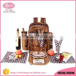 Outdoor 600D Polyester 4 Person Picnic Bags thumbnail-6