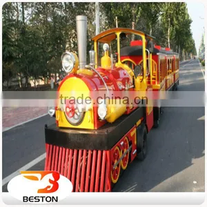 Newest Children Amusement Parks Rides Trackless Train for Sale thumbnail-4