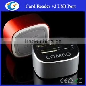Usb2.0 Hub Combo Card Reader With Led Logo thumbnail-4