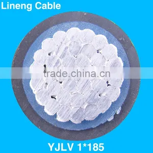 Lineng Wire Cable YJLV 1*185 Low Voltage 1 Core Aluminum Electrical Power Cable thumbnail-1