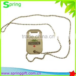 Promotion Metal Bead Ball Chain Bottle Opener thumbnail-1