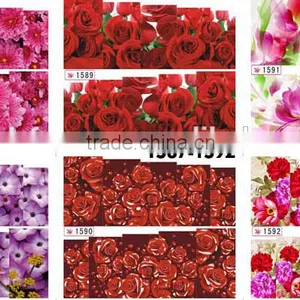 2016 Beauty Flowers Nail Water Sticker 3D Decal Nail Sticker thumbnail-1