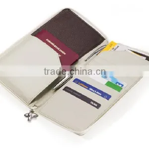 Fashion Travel Document Long Wallet Purse Organizer Faux Leather Passport Holder thumbnail-2
