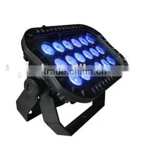 DMX 18pcs x Tri-RGB IP66 Outdoor Flood LED Garden Light thumbnail-5