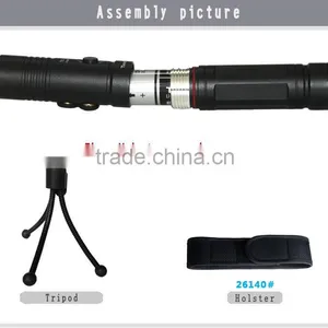 Waterproof 300 Lumens Zoomable CRE XP-G R5 LED Flashlight Torch 2*16340O or 1*18650 Battery With Charger thumbnail-2