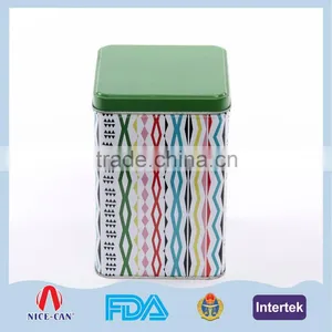 Hot Sale Recycled Luxury Storage Tea Tin Can thumbnail-1