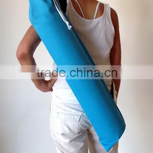 Best Sale100% Strong Cotton Canvas Handmade Yoga Mat Bag thumbnail-4