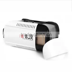 Customized Brand Plastic VR Headset VR Box With Headstrap 3d Glasses thumbnail-3