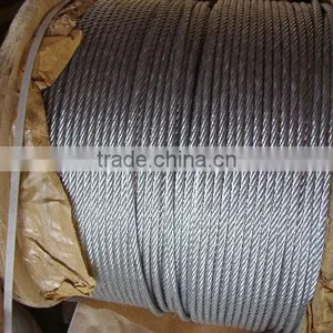 7x19 Galvanized and Ungalvanized, Pvc Coated, Stainless Steel Wire Rope All Kinds Wire Rope thumbnail-1