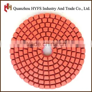 80,100,125mm Wet Polishing Pads for Concrete, Granite, Marble With Anger Grinder thumbnail-2
