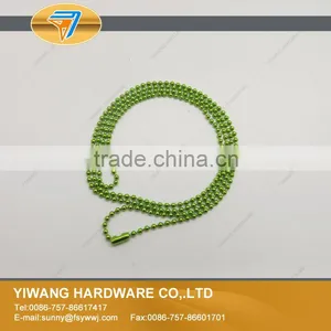 Fashion Iron Necklace Ball Chain With Metal Connector thumbnail-3