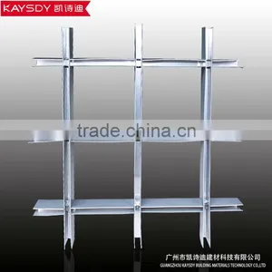 Modern Constuction Materials Open Metal Grid Aluminum Suspended Ceiling thumbnail-4