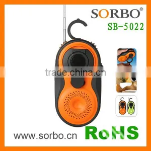 2016 Cheap Mini Radio Outdoors Sports Radio With Buckle for Hiking, Campin, Jogging thumbnail-3