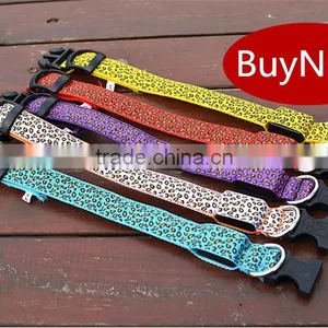 LED Collar Leopard Print Design Puppy Necklace Luminous Pet Decors Productos Para Mascotas Dog Harness Led thumbnail-1