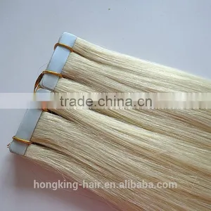 100% European Hair Tape Hair Extension Brazilian Tape Hair Extensions thumbnail-3